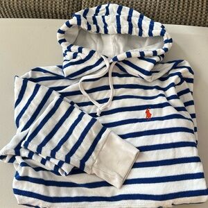 Polo Ralph Lauren stripe hoodie French terry size S